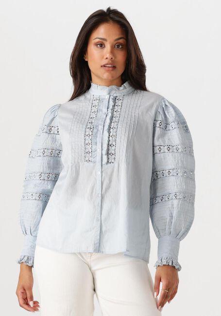 Lichtblauwe ANTIK BATIK  LENA BLOUSE - large