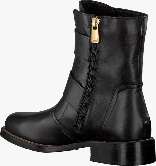 TOMMY HILFIGER BIKERBOOTS OVERSIZED BUCKLE FLAT BOOT - large