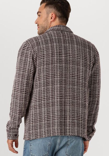 PURE PATH Surchemise REGULAR FIT STRUCTURE OVERSHIRTS en gris - large