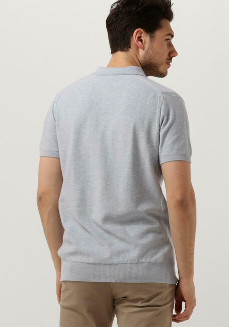 DSTREZZED Polo MERCURY S/S POLO MELANGE SLUB en bleu - large