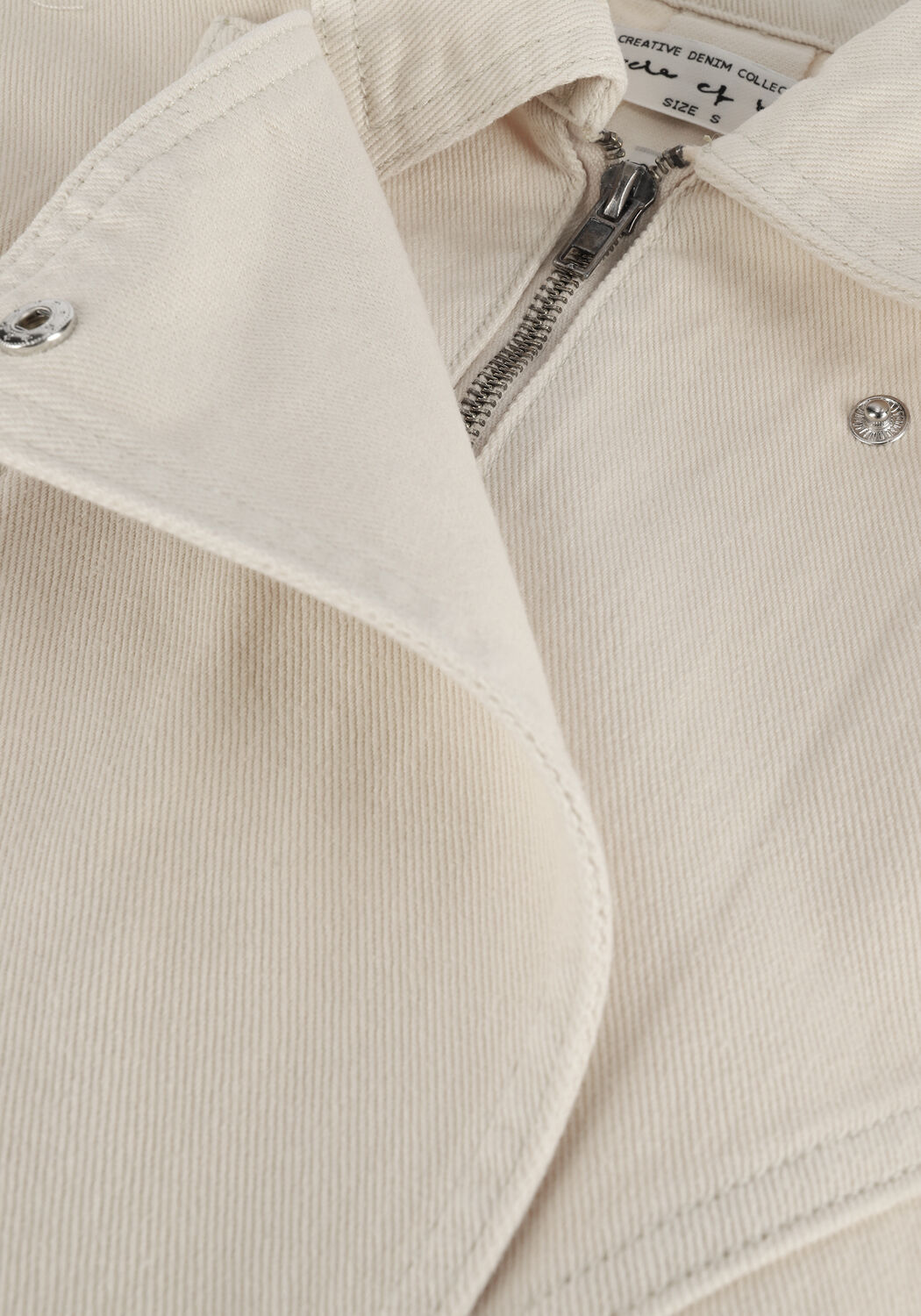 CIRCLE OF TRUST Gilet LOULOU DNM GILET Cr&egrave;me - large