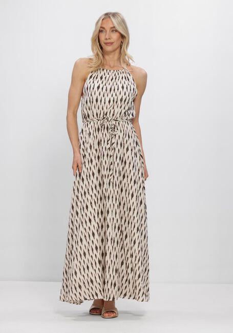 NUKUS Robe maxi MONIQUE DRESS PRINT Blanc - large