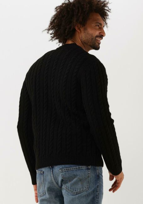 EDWIN Pull TWISTED CREW NECK SWEATER en noir - large
