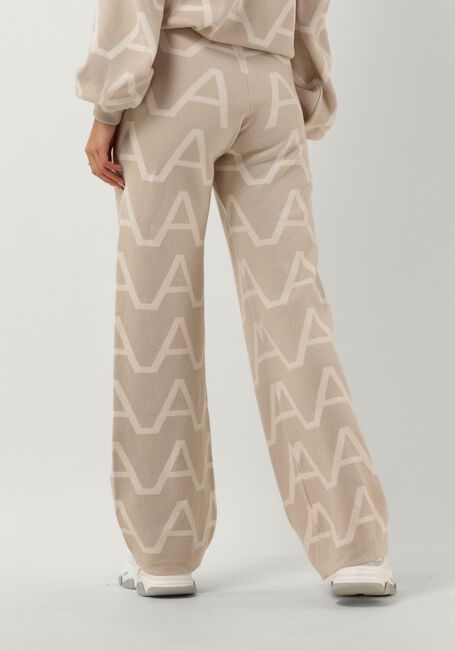 Zand ALIX THE LABEL Wijde broek LADIES KNITTED A JACQUARD PANTS - large