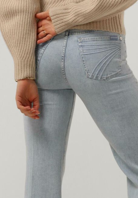 7 FOR ALL MANKIND Bootcut jeans MODERN DOJO TAILORLESS MELODY WITH RAW CUT Bleu clair - large