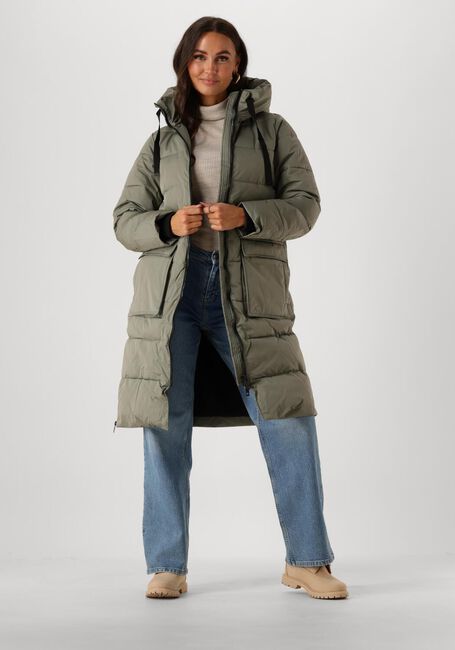 MSCH COPENHAGEN Veste matelassé MSCHPAVINARIA ZIP JACKET en vert - large