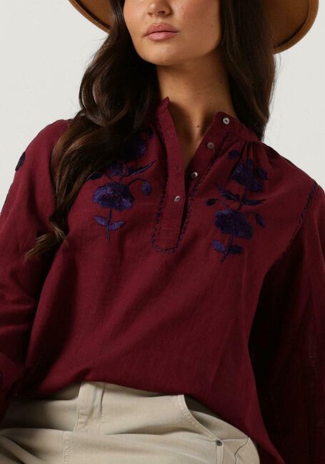 Bordeaux ANTIK BATIK  ISLA BLOUSE - large