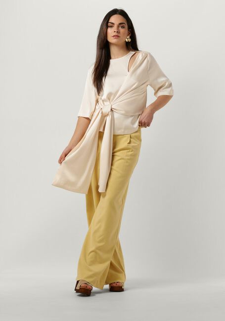 GESTUZ Haut HARPER KNOT BLOUSE Écru - large