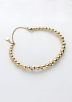NOTRE-V Bracelets BANGLE STONE CRYSTAL Doré - medium