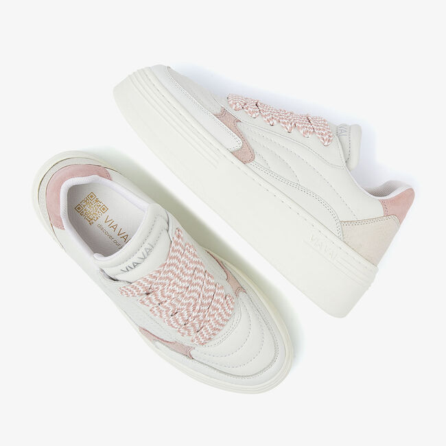 VIA VAI Baskets basses ISA JOSIE en rose - large