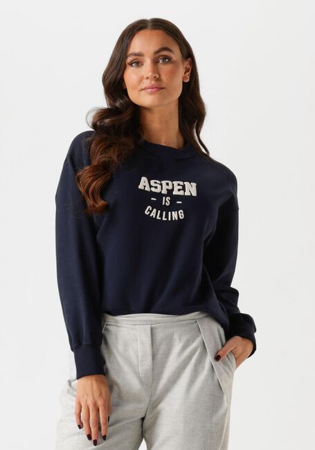 Donkerblauwe PENN & INK Sweater W24F1552LTD - large