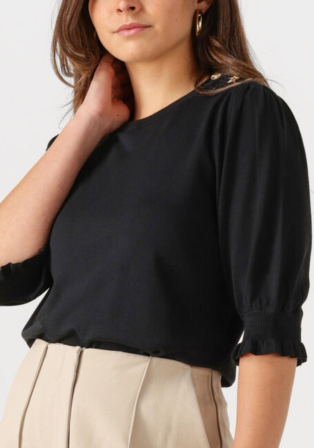 FABIENNE CHAPOT Pull MOLLY SHORT SLEEVE PULLOVER en noir - large