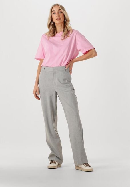 Roze ALIX THE LABEL T-shirt LADIES KNITTED ADVENTURE T-SHIRT - large