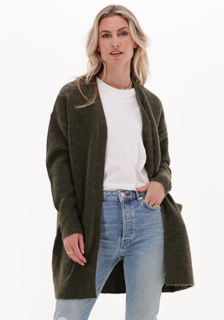 SELECTED FEMME Gilet LULU NEW LS KNIT LONG CARDIGAN B en vert - large