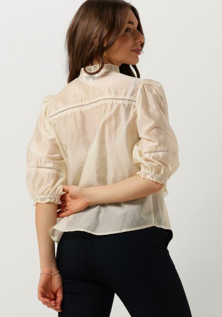 Ecru LOLLYS LAUNDRY  VIDALL SHIRT 3/4 - large