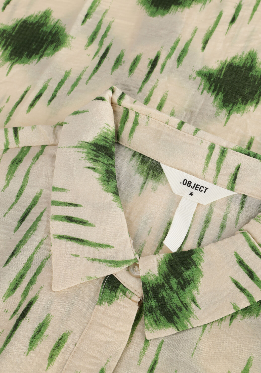 Zand OBJECT Midi jurk OBJBERRY S/S LONG DRESS - large