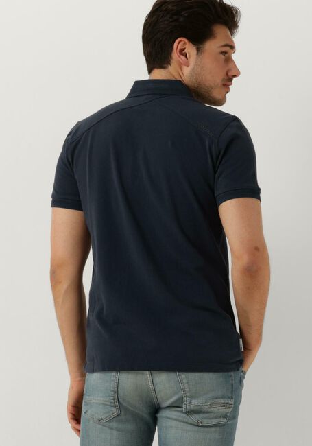 Donkerblauwe CAST IRON Polo SHORT SLEEVE POLO ORGANIX COTTON PIQUE ESSENTIAL - large