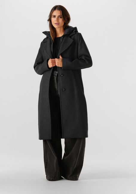 Zwarte BEAUMONT Gewatteerde jas CAMERON COAT - large