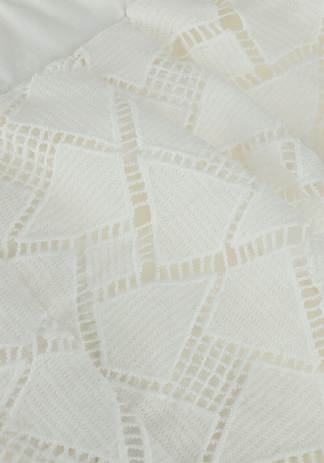 AI&KO Pantalon courte MERLINE LACE PES 519 G Blanc - large