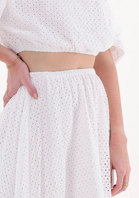 Witte NA-KD Maxirok ANGLAIS MAXI SKIRT - large