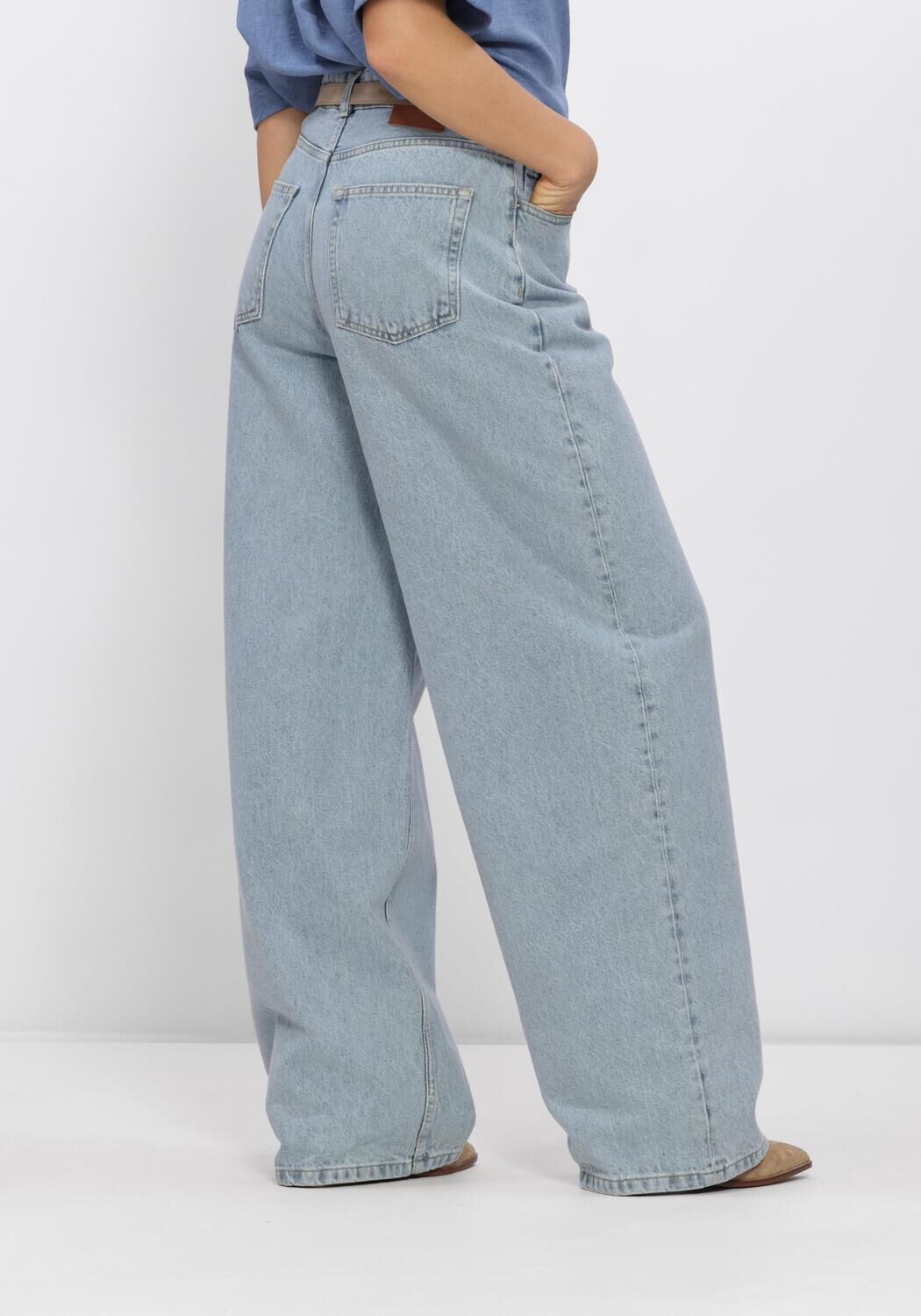 EST'SEVEN Wide jeans EVI JEANS 26 Bleu clair - large