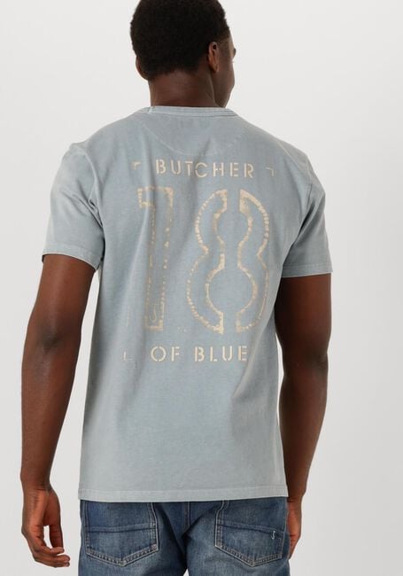 BUTCHER OF BLUE T-shirt ARMY 18 STENCIL TEE Bleu clair - large