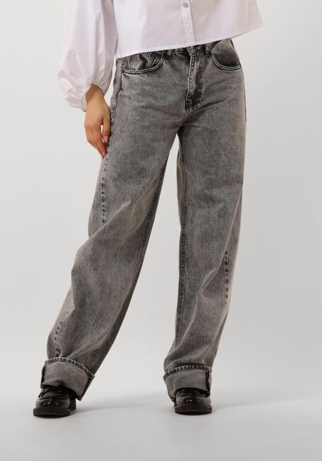 Grijze CO'COUTURE Wide jeans NEW VIKA LONG JEANS - large