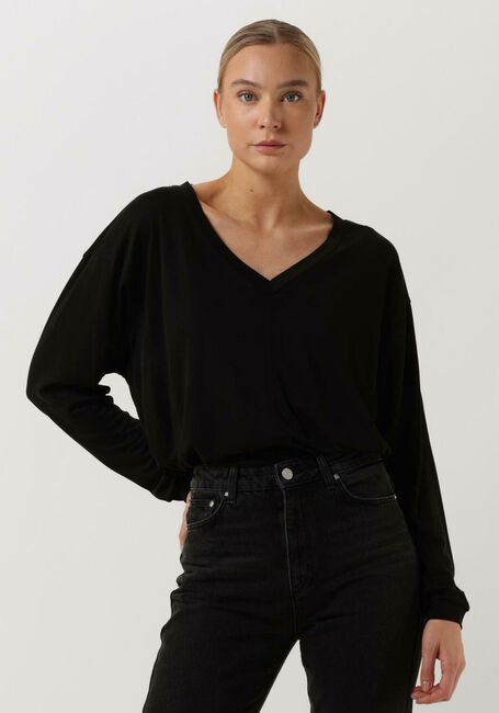 SIMPLE Longsleeves TAMYRA JER-MODAL-22-3 en noir - large