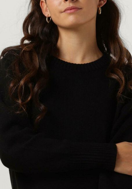 CO'COUTURE Pull MERO O KNIT en noir - large