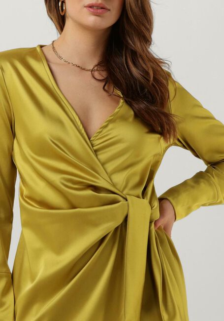 NOTRE-V Mini robe NV-BIJOU WRAP DRESS en jaune - large