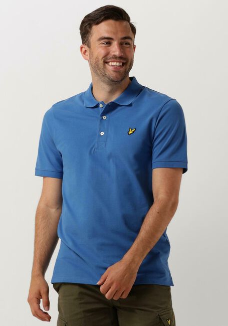 LYLE & SCOTT Polo PLAIN POLO SHIRT en bleu - large