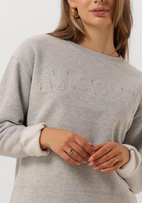 MOSCOW Chandail LOGO SWEATER Gris clair - large