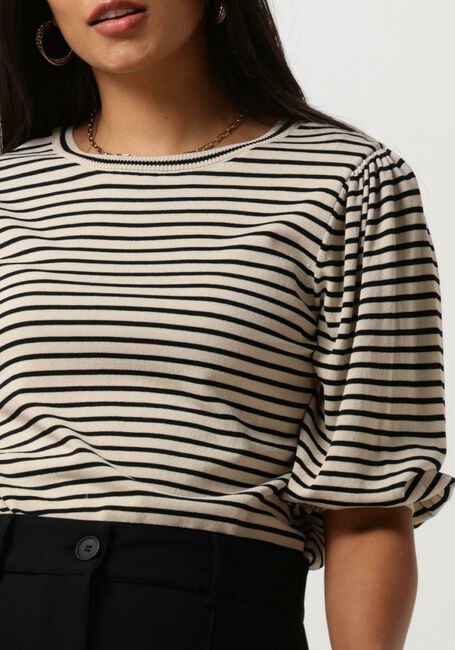 JANSEN AMSTERDAM K136 KNIT TOP 3/4 SLEEVE Hauts & T-shirts en noir - large