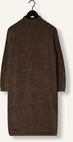 Bruine Y.A.S. Midi jurk YASBALIS LS FUNNEL KNIT DRESS Bruine Y.A.S. Midi jurk YASBALIS LS FUNNEL KNIT DRESS - medium