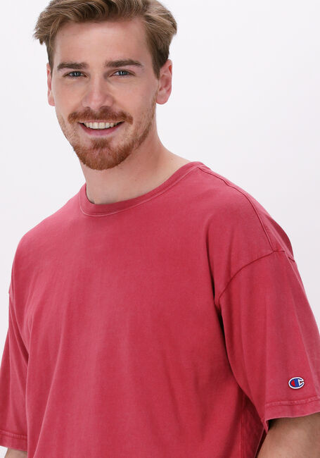 CHAMPION T-shirt CREWNECK T-SHIRT 217243 en rouge - large