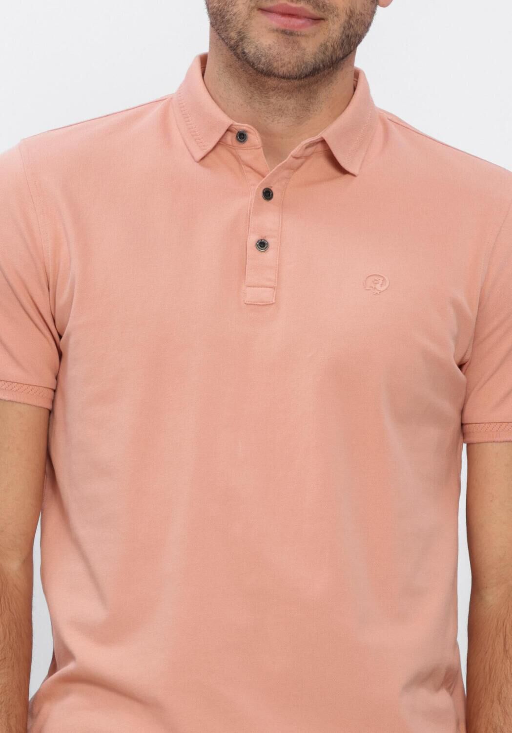 CAST IRON Polo SLIM FIT FINE PIQUE ESSENTIAL en rose - large