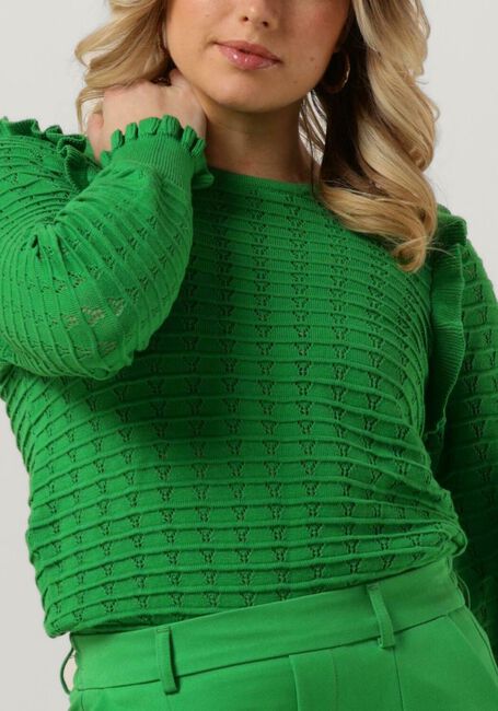 OBJECT Pull OBJJASMIN L/S KNIT PULLOVERD en vert - large