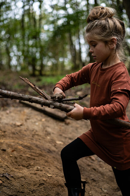 KOKO NOKO Mini robe Q52959 en cognac - large