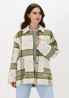 SELECTED WOMEN Jack NIKITA CHECK SHIRT JACKET en beige