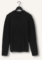 Zwarte EDWIN Trui TWISTED CREW NECK SWEATER Zwarte EDWIN Trui TWISTED CREW NECK SWEATER - medium