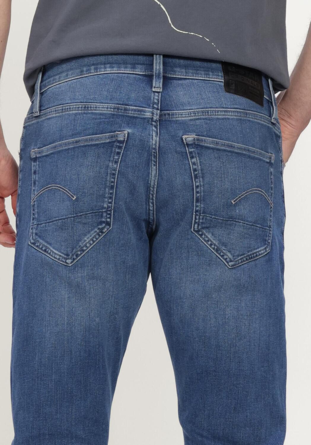 G-STAR RAW Slim fit jeans 3301 SLIM en bleu - large
