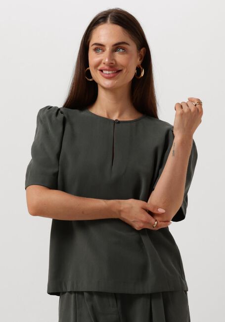 MODSTRÖM Haut FANYAMD SS TOP en vert - large
