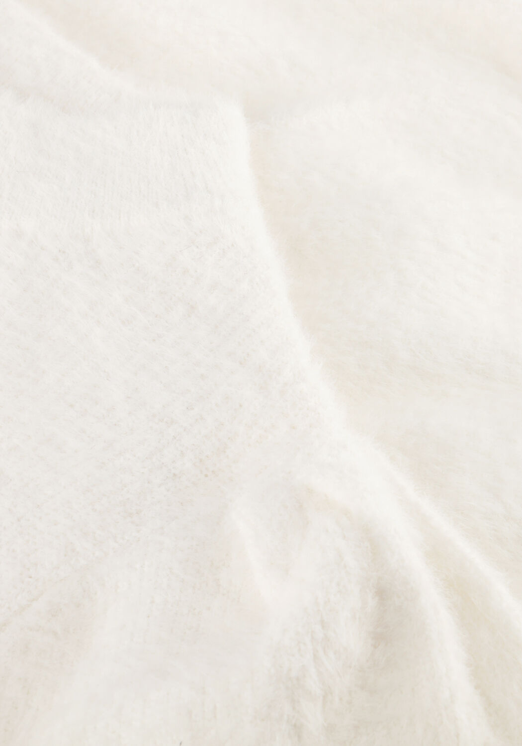 Witte CATWALK JUNKIE Trui FUZZY PUFF SLEEVE KNIT - large