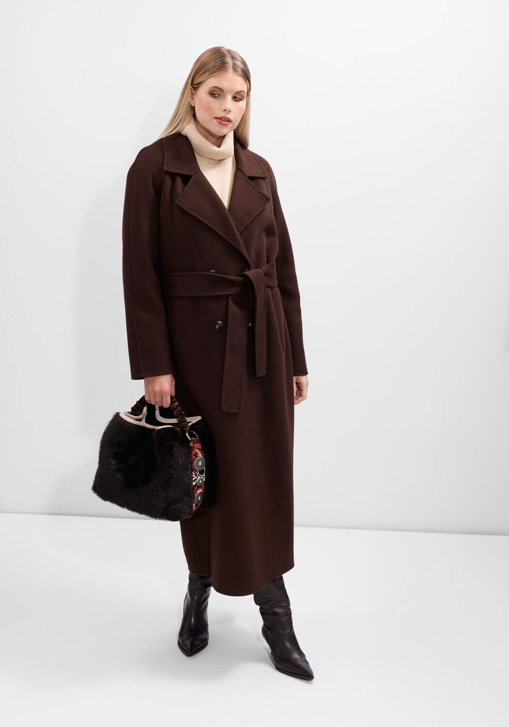 IBANA Manteau CASSIA en marron - large