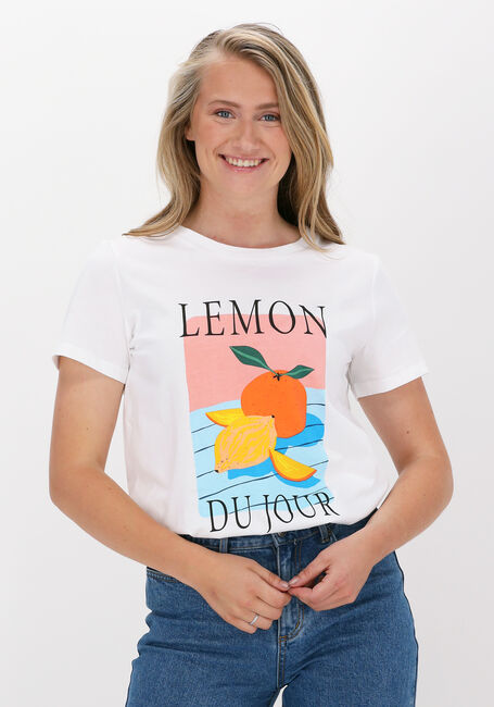 NEO NOIR T-shirt PARVA FRUIT TEE en blanc - large