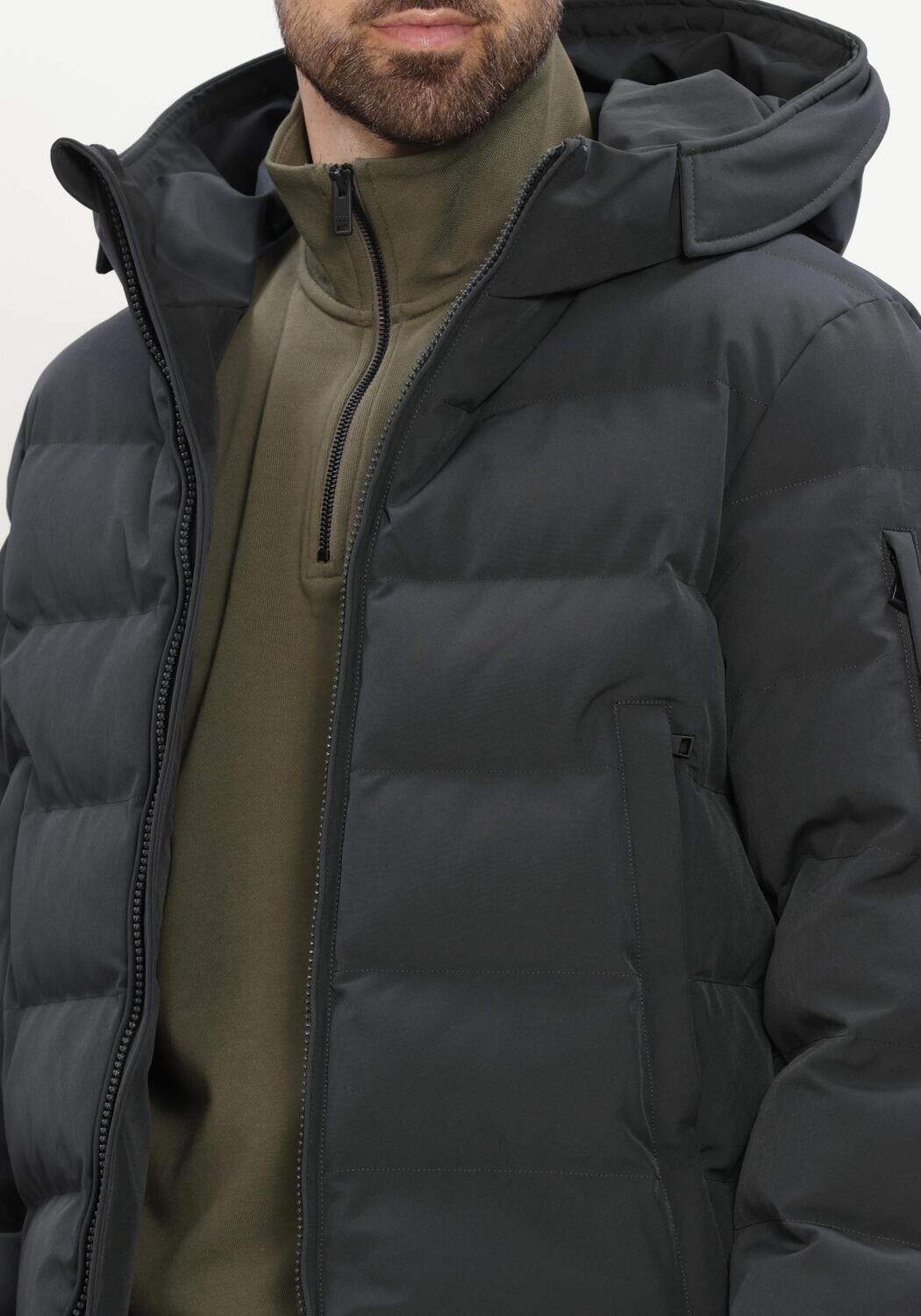 AIRFORCE Veste matelass&eacute; MITCHELL PARKA en gris - large