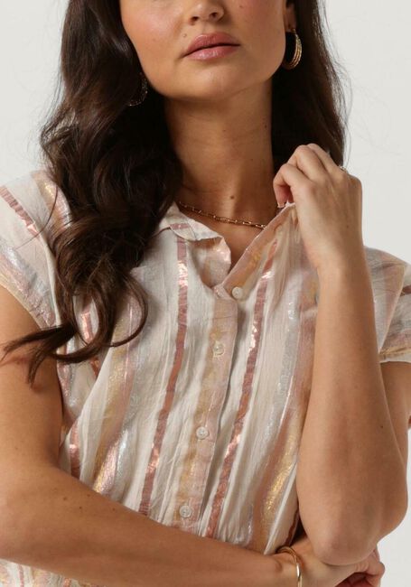 Zand BY-BAR  BIEKE GLOSS STRIPE BLOUSE - large