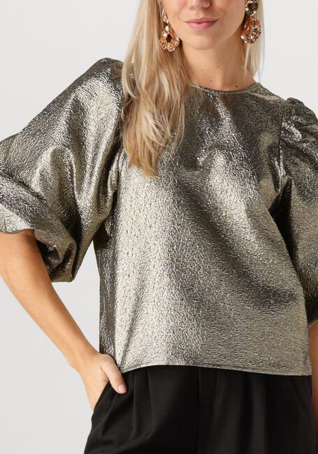 BY-BAR ZITA GOLD BLOUSE Blouses en or - large