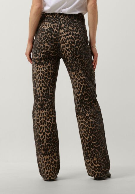 Bruine NEO NOIR Broeken/jumpsuits SIMONA LEOPARD PANTS - large
