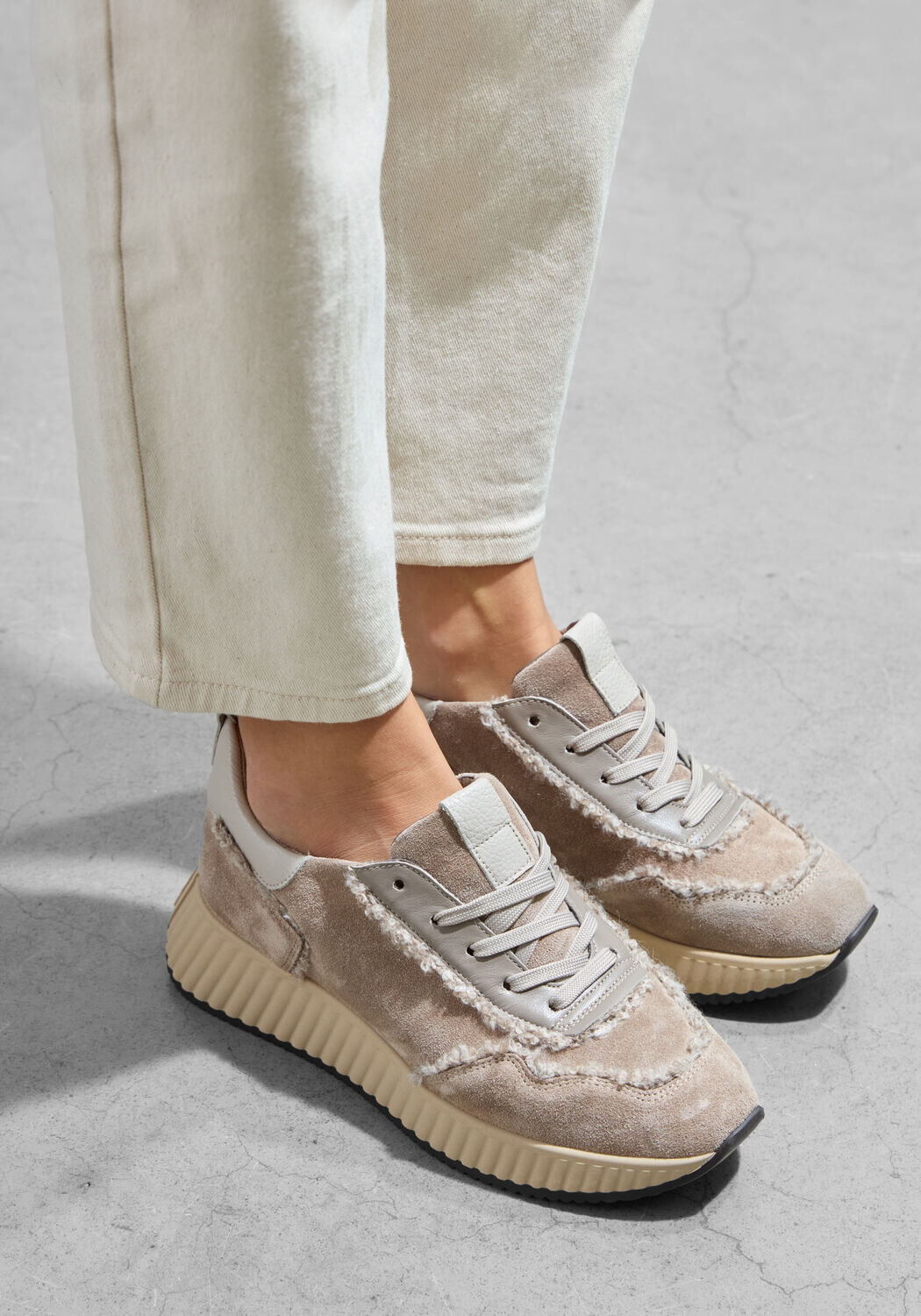 Taupe SOFTWAVES Sneakers 8.95.07 - large